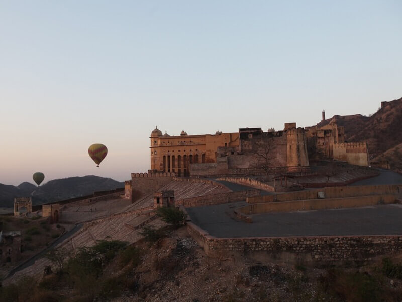 Aerial of Amer Fort Jaipur