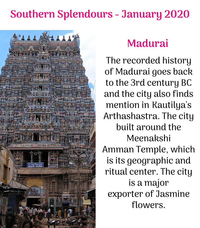 Jasmine Trails Southern Splendours Tour January 2020 - Image 7 Madurai