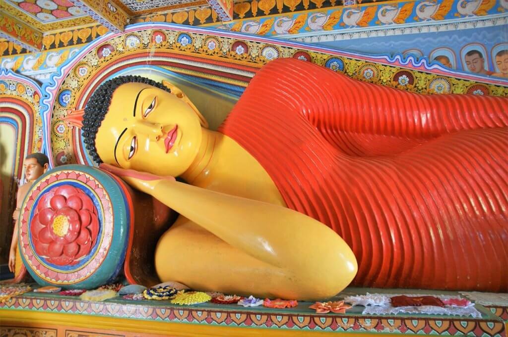 Anuradhapura reclining Buddha Sri Lanka With Jasmine Trails
