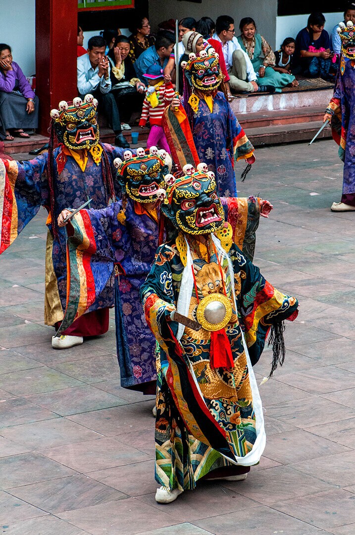 The dance of Shiva at the Rumtek Monastery in Sikkim India