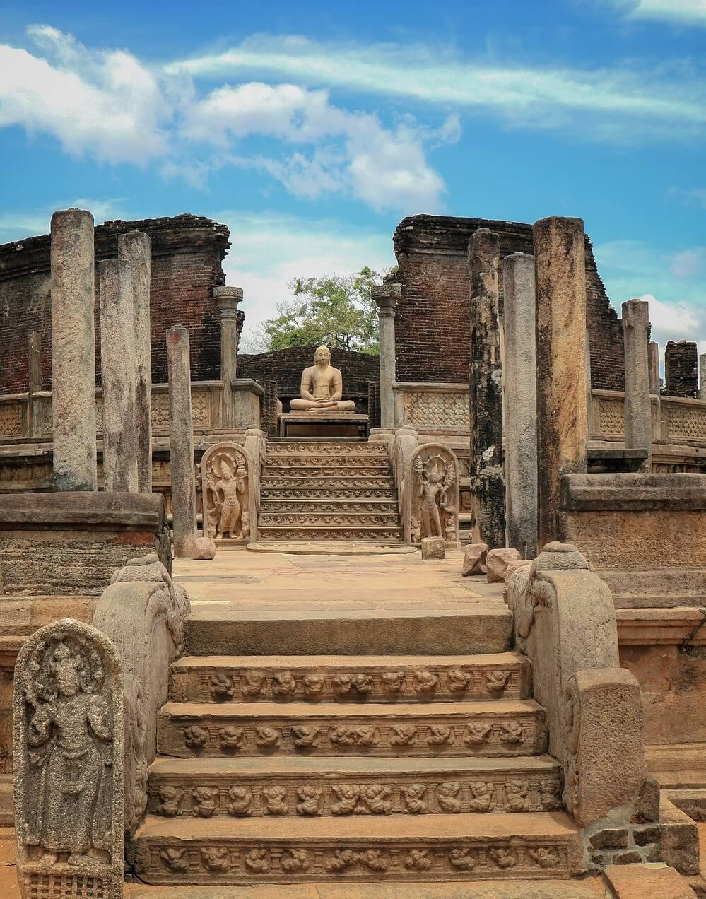Polonnaruwa, in Sri Lanka is an ancient city which originates as far back at the 4th Century