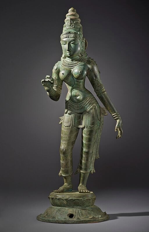13th century Sculpture Copper alloy, Tamil Nadu